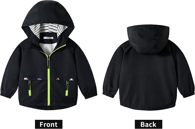Volunboy Toddler Boys Spring Windbreaker Lightweight Jacket | baby boy - Image 7