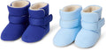 Amazon Essentials Unisex Babies' Soft Hook & Loop Booties, Infant Crib Shoes by AmazonEssentials
