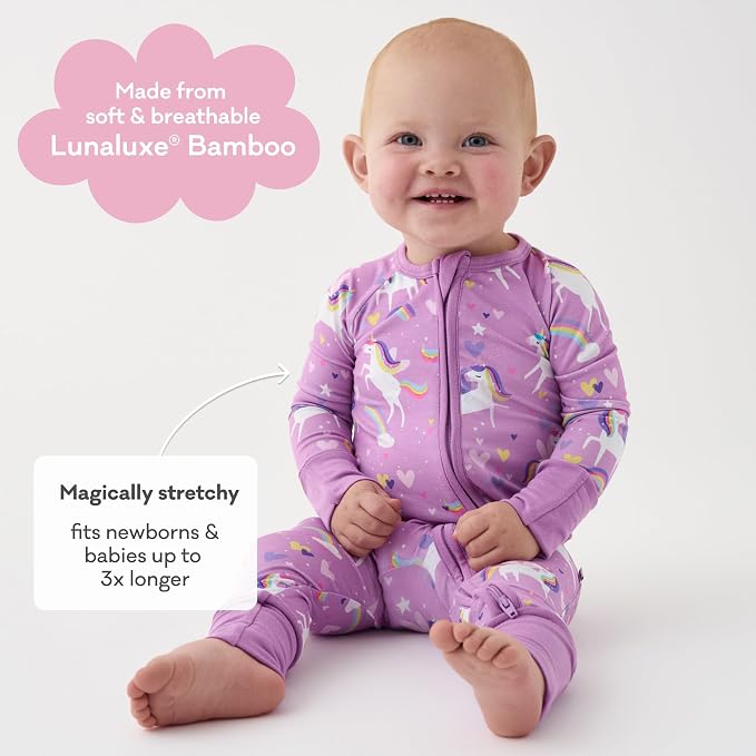 Little Sleepies Pajamas for Baby Boys & Girls, Viscose from Bamboo Baby Pajamas - Image 4