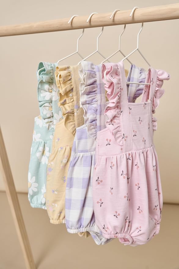 Modern Moments by Gerber Baby Girls' Sleeveless Romper - Image 4