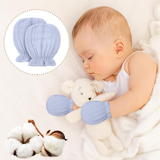 Baby Mittens Newborn No Scratch 0-6 Months - Image 4