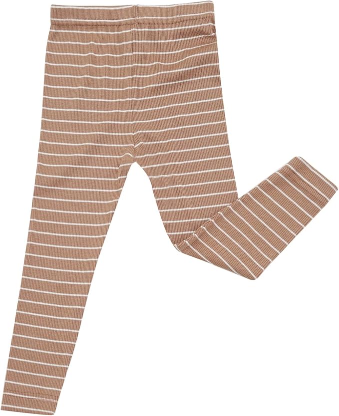 AVAUMA Stripe Pattern Baby Boys Girls Pajama Set Kids Toddler Snug fit Ribbed - Image 5