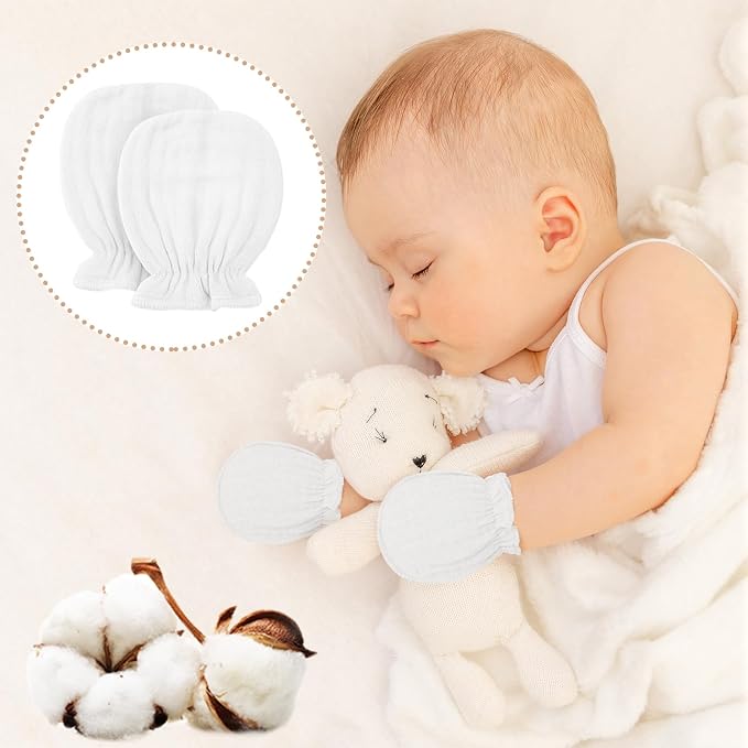 Baby Mittens Newborn No Scratch 0-6 Months - Image 4