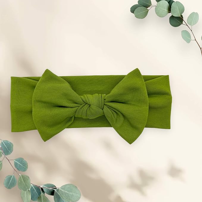 Baby Girl Headbands-Infant, Toddler Cotton Handmade Hairbands - Image 7