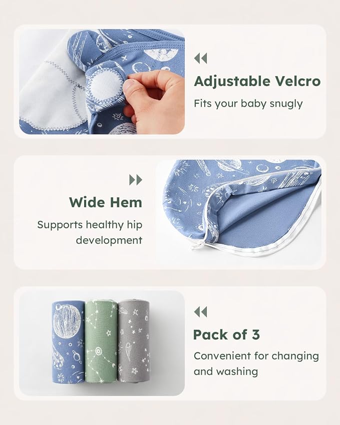Unnivoll Baby Swaddles for Newborns - Image 5