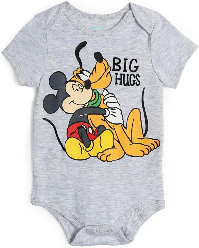Disney Baby 5-Pack Short Sleeve Bodysuits Newborn to Infant - Image 4