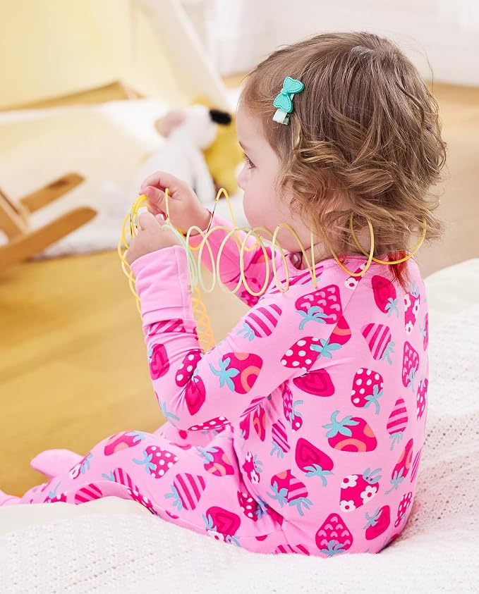 babee Reshinee Viscose Derived from Bamboo Baby Footie Pajamas Convertible - Image 7
