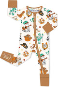 babee Reshinee Bamboo Viscose Baby Footie Pajama, Zipper Sleeper Boys Girls by babeeReshinee