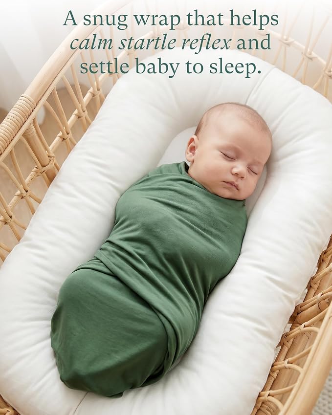 PurComfy Supersoft Swaddle Blanket, Premium Bamboo Viscose, Lightweight & - Image 3