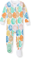 Burt's Bees Baby Girls Organic Cotton, Snug Fit Footed Sleeper Pajamas | by BurtsBeesBaby