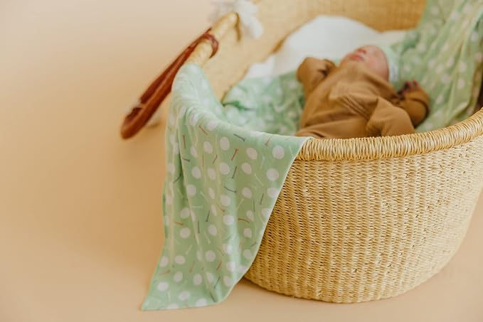 Copper Pearl Swaddle Blankets for Newborns | Soft Stretchy Receiving Blankets - Image 5