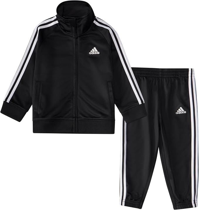 adidas Baby Tricot Tracksuit Jacket Jogger Pant Set - Image 2