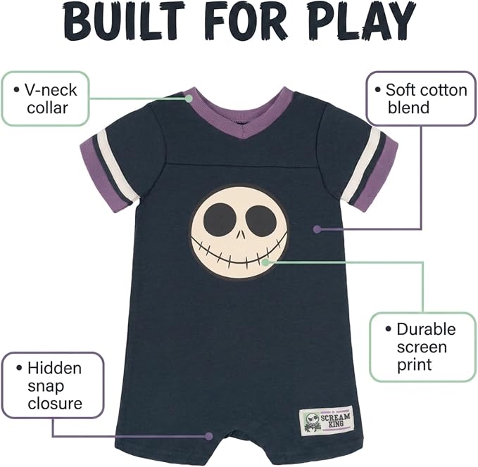 Disney Short Sleeve Athletic Romper Newborn to Toddler Sizes - Image 2