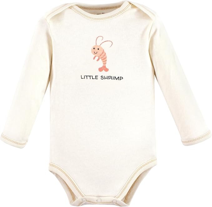 Touched by Nature Unisex Baby Organic Cotton Long-Sleeve Bodysuits - Image 5