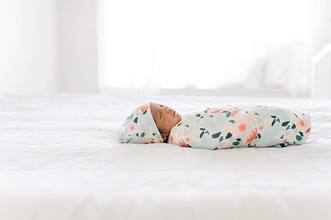 Copper Pearl Swaddle Blankets for Newborns | Soft Stretchy Receiving Blankets - Image 7