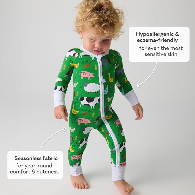 Little Sleepies Pajamas for Baby Boys & Girls, Viscose from Bamboo Baby Pajamas - Image 5