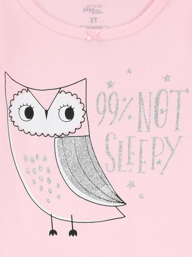 Simple Joys by Carter's Girls 6-piece Snug Fit Cotton Pajama Set - Image 3