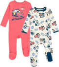 Disney Baby Boys' 2-Pack Footed One-Piece Sleep N' Play Newborn to Infant by Disney