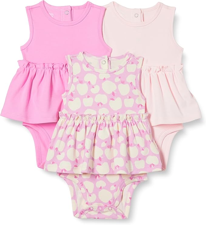 Amazon Essentials Baby Girls' Sleeveless Bodysuit Dress by AmazonEssentials