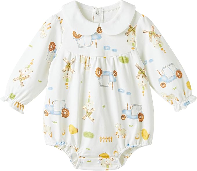 pureborn Baby Girls Boys Bodysuit One-Piece Romper 0-24 Months by pureborn