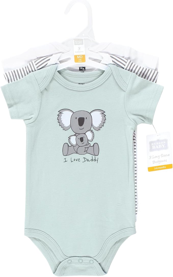 Hudson Baby Unisex Baby Cotton Bodysuits - Image 2