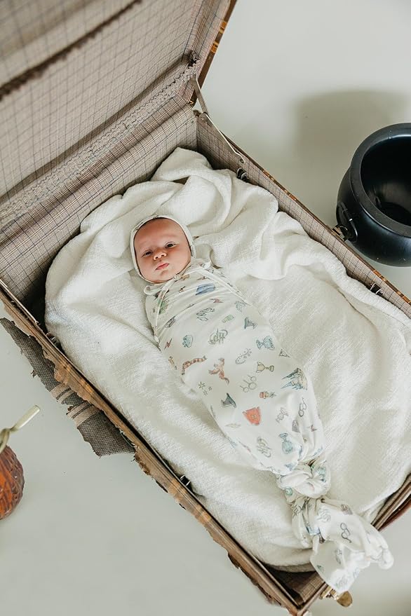 Copper Pearl Swaddle Blankets for Newborns | Soft Stretchy Receiving Blankets - Image 5