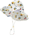 HONGTEYA Baby Sun Hat Wide Brim Adjustable Toddler Beach Bucket Hat | Soft by HONGTEYA