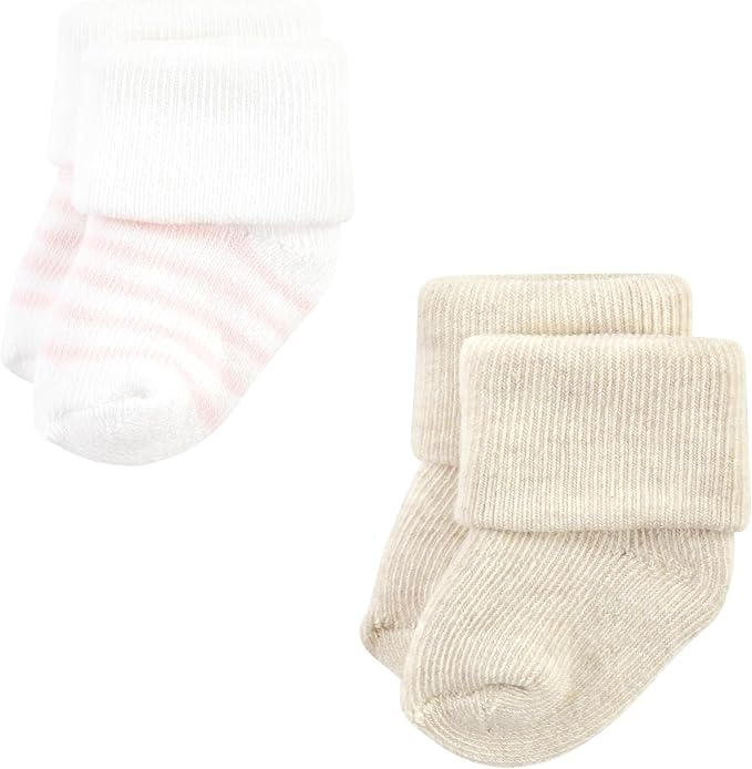 Hudson Baby Baby 8-pack Cotton Rich Newborn and Terry Socks - Image 4