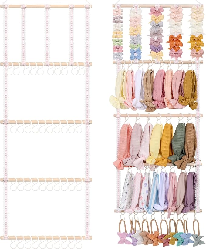 POVETIRE Headband Holder Hair Bows Organizer by POVETIRE