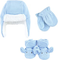 Hudson Baby Baby Hudson Baby Unisex Baby Trapper Hat, Mitten and Bootie Set by HudsonBaby