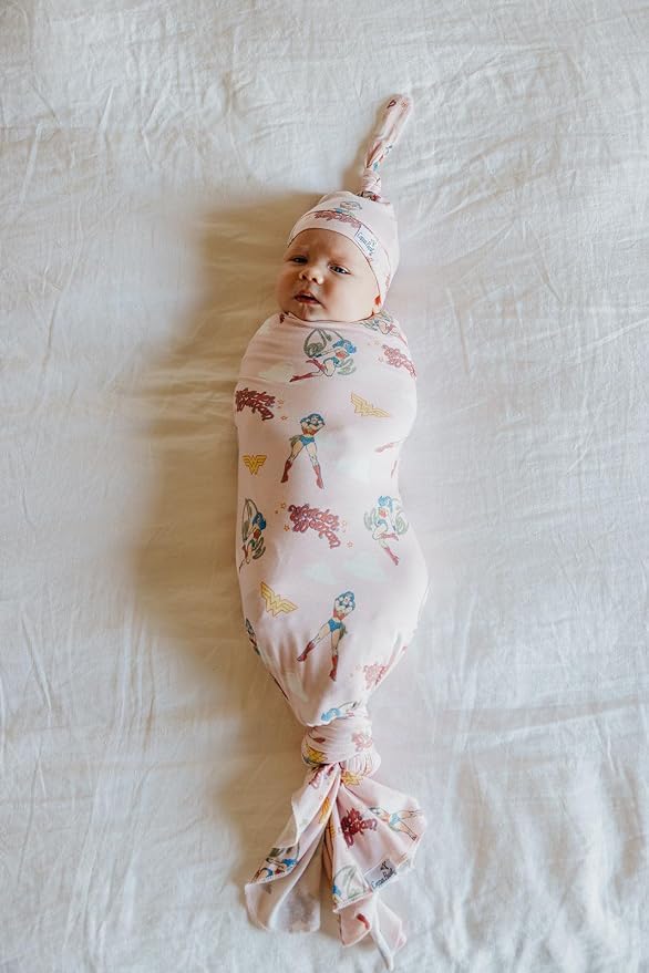 Copper Pearl Swaddle Blankets for Newborns | Soft Stretchy Receiving Blankets - Image 2