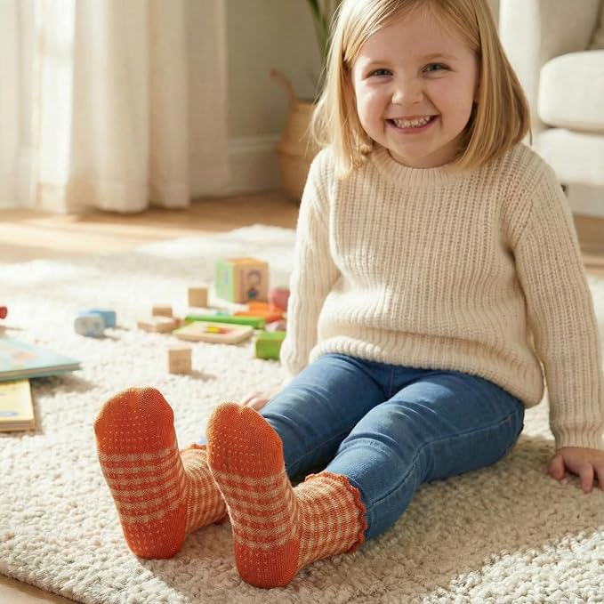 HONGTEYA 6 Pairs Toddler Ruffle Socks - Image 3