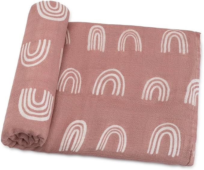 Comfy Cubs Muslin Swaddle Blankets Pack of 1, 47 x 47 Inch Soft Cotton Baby by ComfyCubs