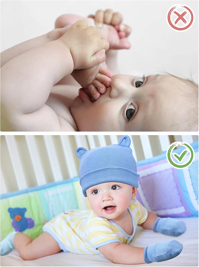 Geyoga Newborn Baby Hat Set - Image 6