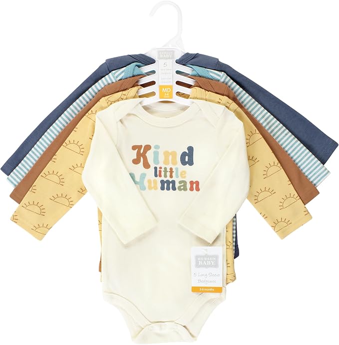 Hudson Baby Unisex Baby Cotton Bodysuits - Image 2