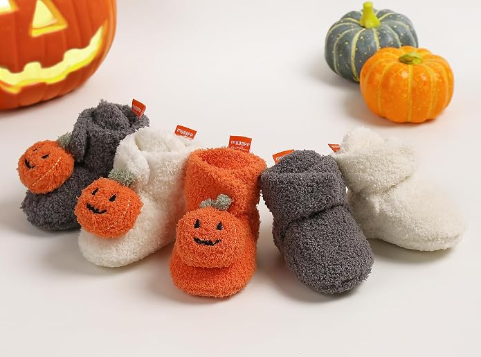 Baby Booties Cozy Fleece Slippers Soft Baby Shoes - Image 5