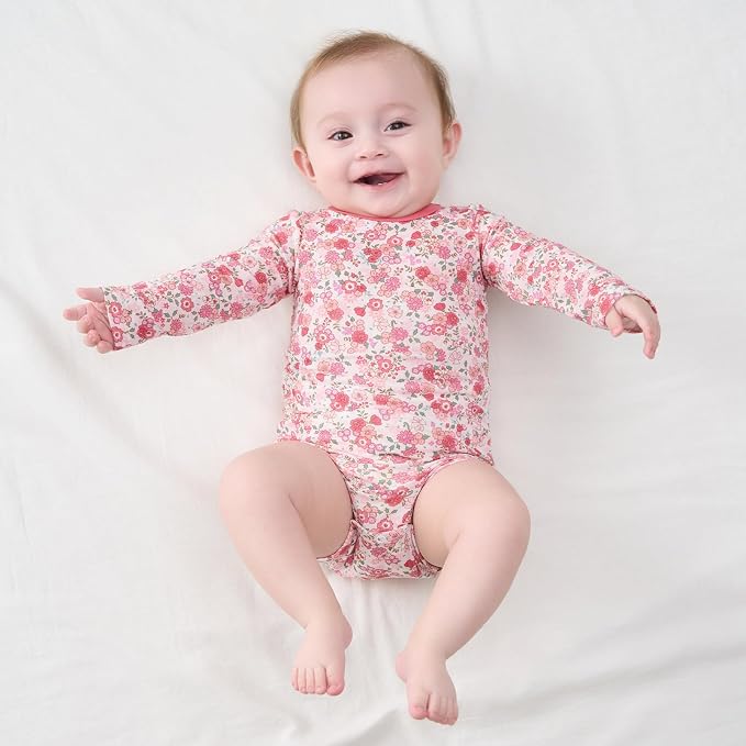 pureborn Baby Girls Boys Bodysuit One-Piece Romper 0-24 Months - Image 2