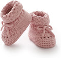 Baby Booties 100% Cotton Knitted Newborn First Cozy Warm Crib Shoes by Rebolly