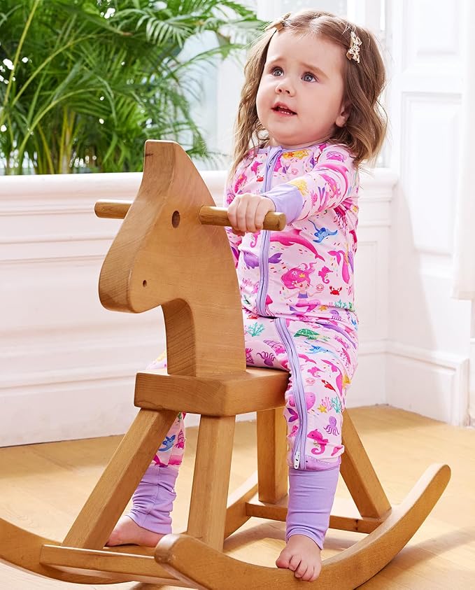 babee Reshinee Viscose derived from bamboo Baby Pajamas Convertible Footie - Image 5