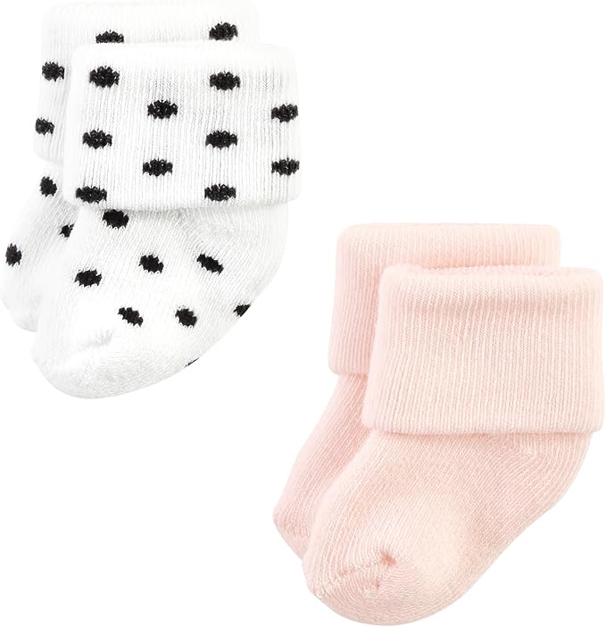 Hudson Baby Baby 8-pack Cotton Rich Newborn and Terry Socks - Image 5