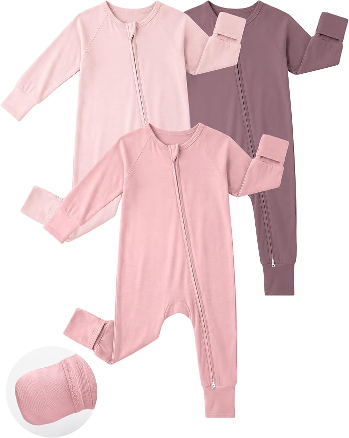 Yoofoss Viscose From Bamboo Baby Pajamas Footless & Footed baby Sleepers by YOOFOSS