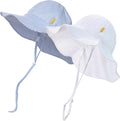 Baby & Toddler Wide Brim Sun Hats UPF 50+ Sun Protection Bucket Cap Cute by Dasmini