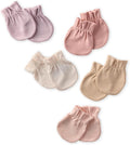 Butterblu Morgan 5-Pack Mitts 100% Cotton No Scratch Mitten Gloves | GOTS by Butterblu