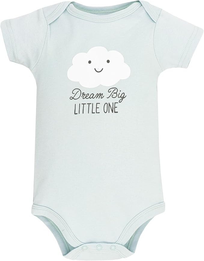 Hudson Baby Unisex Baby Cotton Bodysuits 5-Pack - Image 5