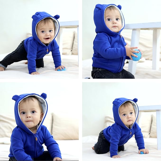 Baby Boy Clothes Jackt Girl Baby Hoodie Coat Outerwear Fall Spring | Baby Boy - Image 2