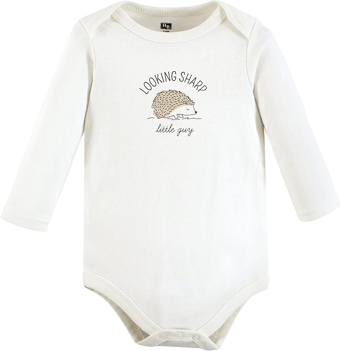 Hudson Baby baby-boys Cotton Long-sleeve Bodysuits 3-pack - Image 4