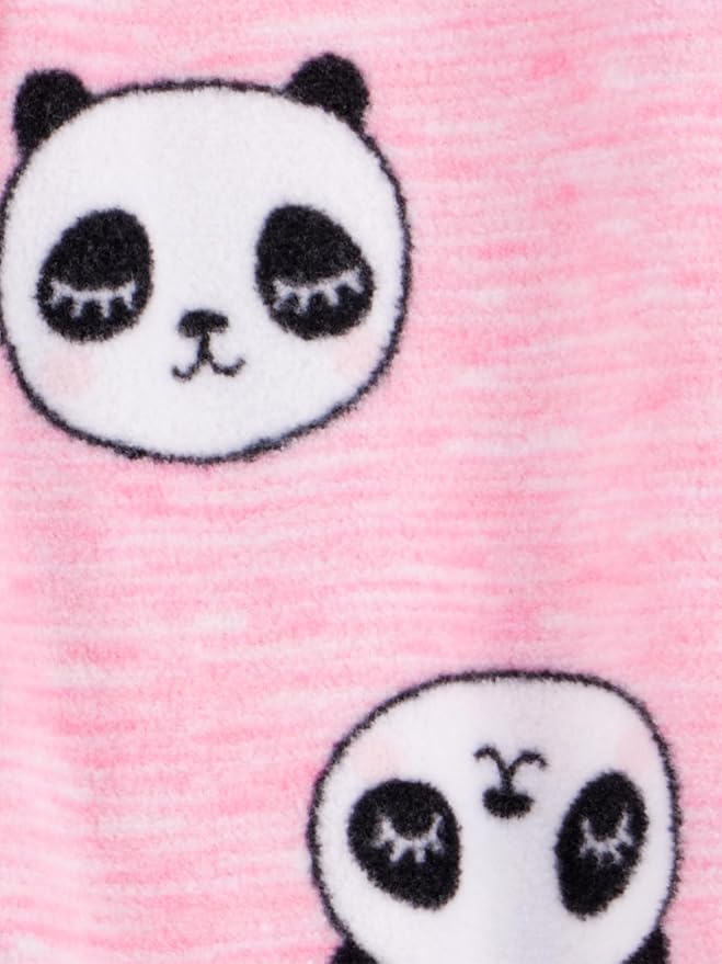Simple Joys by Carter's Girls Loose-Fit Flame Resistant Fleece Footed Pajamas - Image 5