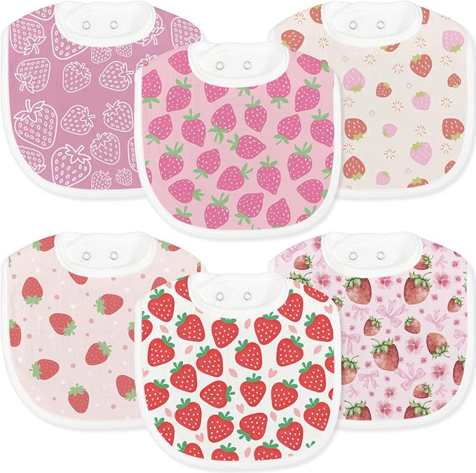 Baby Bibs for Baby Boys Girls 6-Pack by Unknown
