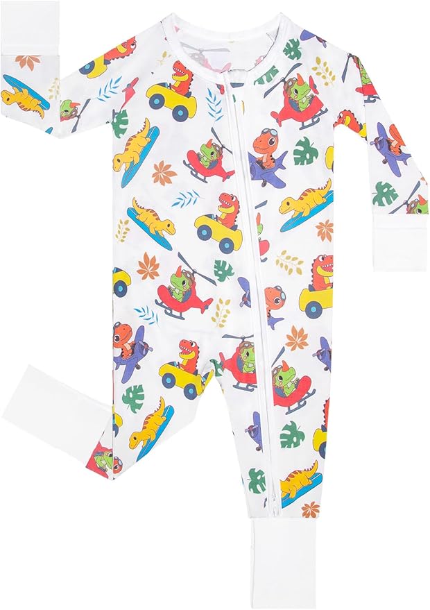 GUISBY Baby Footless Pajamas, Rayon of Bamboo, NB-2T | Rayon of bamboo softness by GUISBY