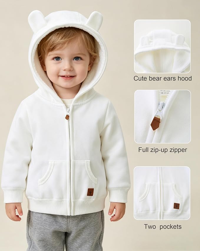 Baby Boy Clothes Jackt Girl Baby Hoodie Coat Outerwear Fall Spring | Baby Boy - Image 5